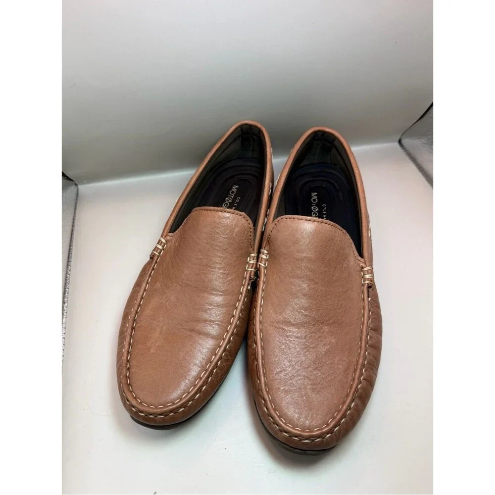 Cole Haan Motogrand Brown Leather Loafers Men’s 8M Comfort Slip On
